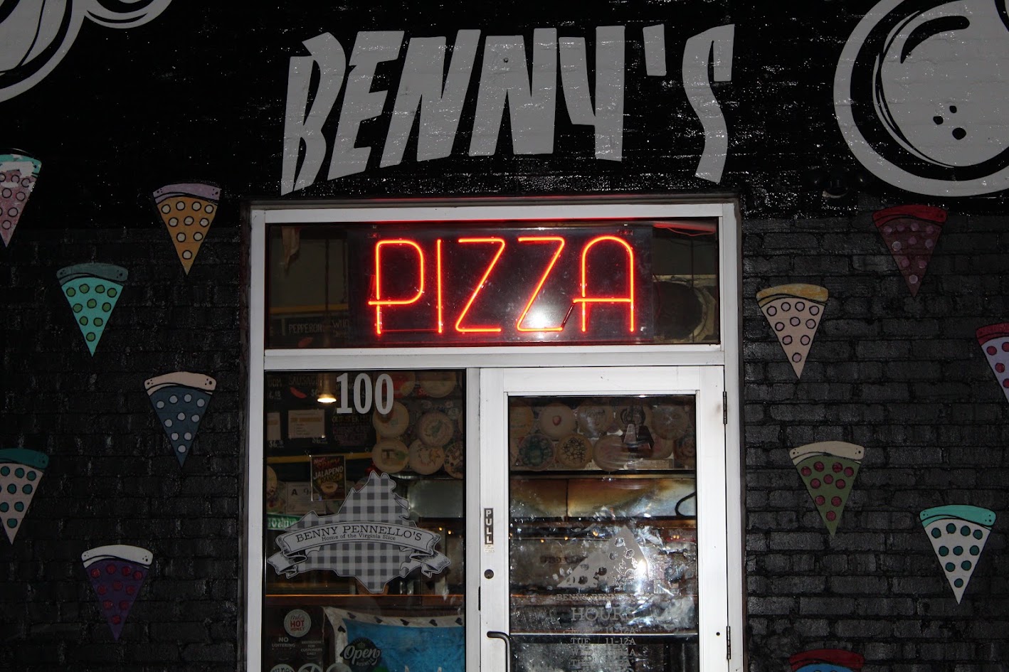 Benny's Pizza storefront in Charlotte