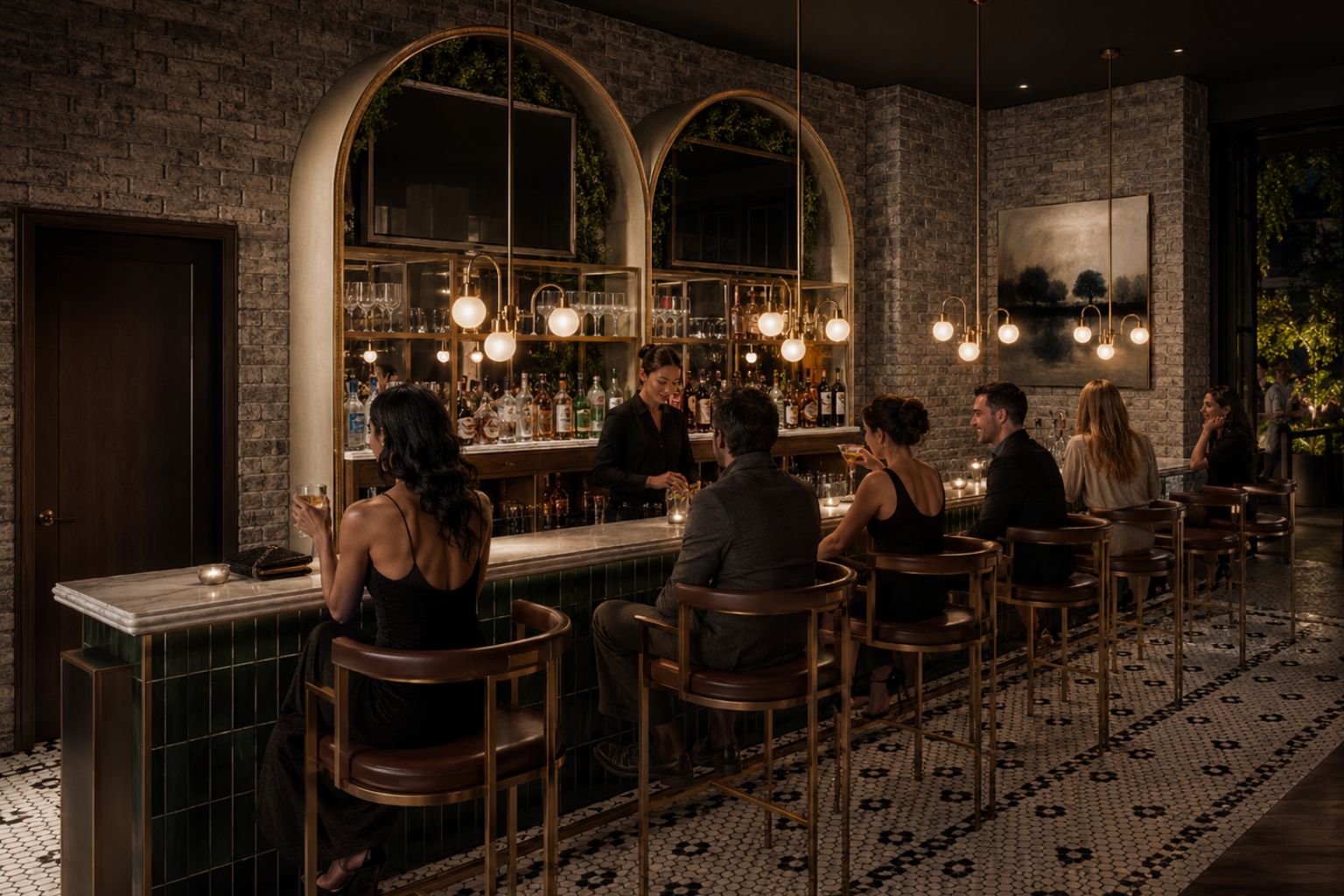 Concept rendering of the Dear Charlotte bar in Steele Creek