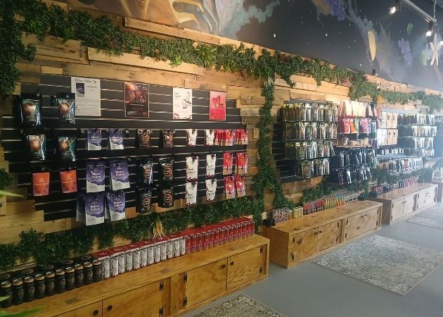 Wellness products at Hemp and Tea Company in Charlotte
