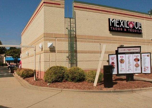 Drive-thru lane at MexiLove Tacos and Tequila in Charlotte