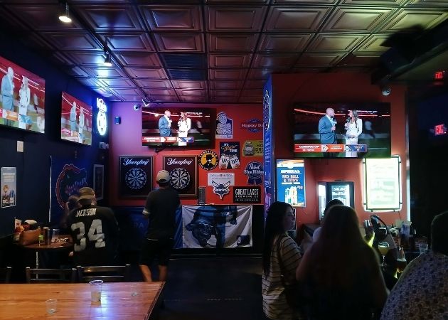 Inside Small Bar Morehead in Charlotte