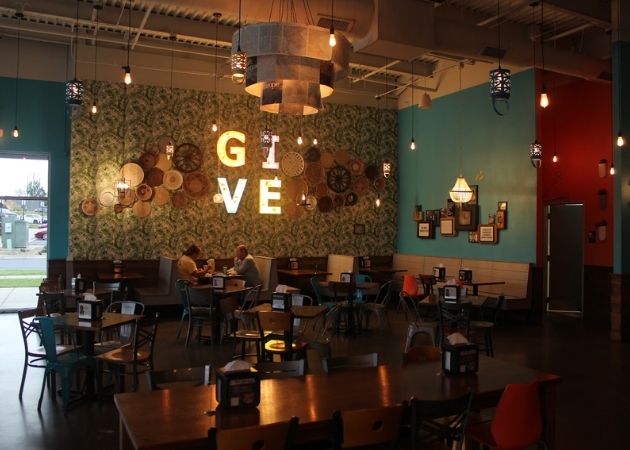 Inside Tacos 4 Life Charlotte Steele Creek restaurant