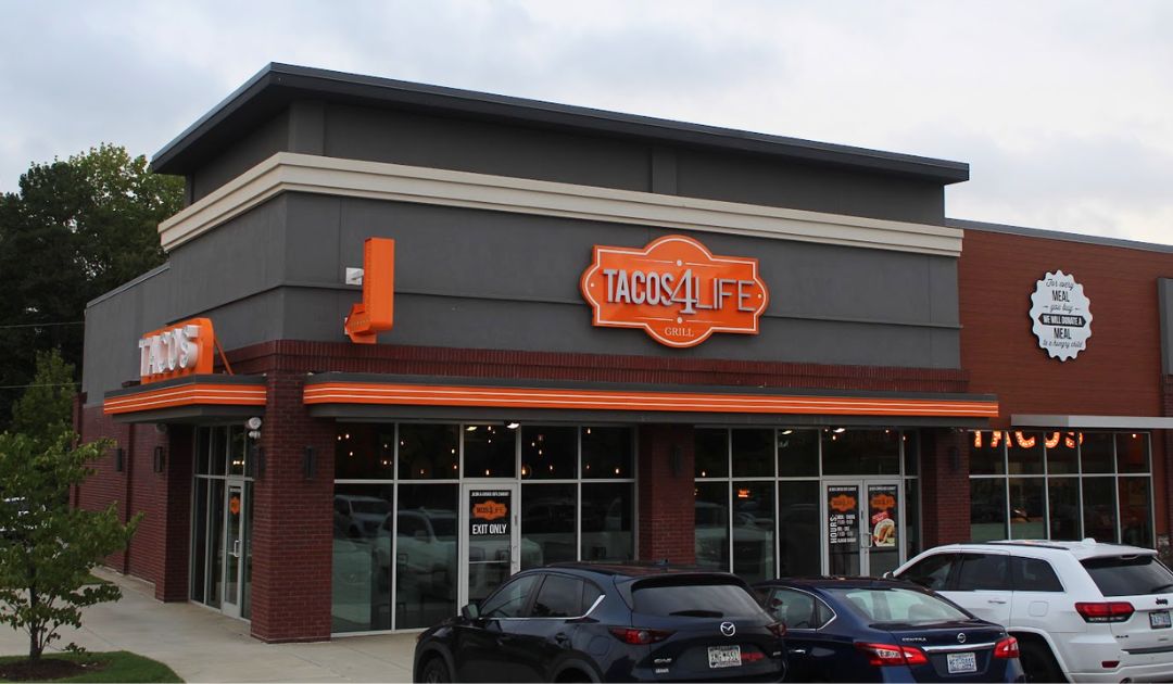 Tacos 4 Life Charlotte Steele Creek Location Outside View