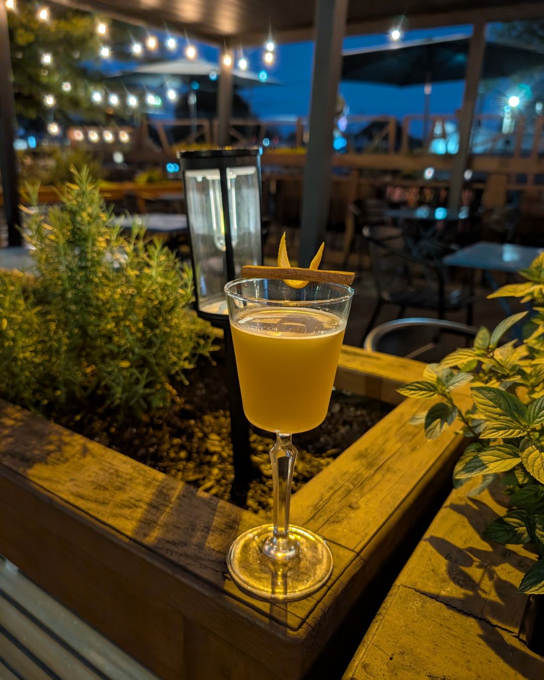 Vivian Lee seasonal cocktail served at The Artisan's Palate