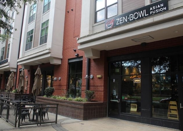 Zen Bowl Asian Fusion restaurant in Charlotte
