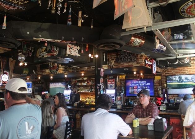 Interior of Carmella's Pizza Grill Montford