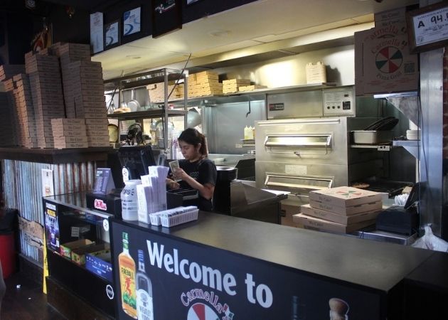 Pickup counter inside Carmella's Montford