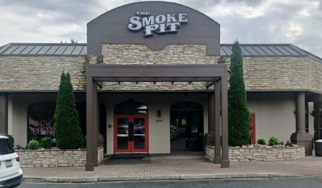 The Smoke Pit Restaurant South Charlotte NC Outdoor Building View